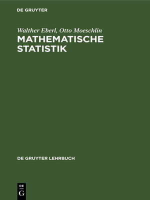 cover image of Mathematische Statistik
